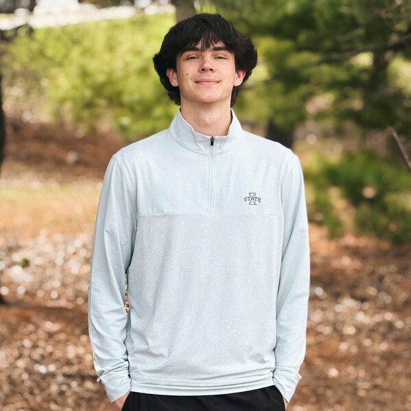 Jack and Sage I-State Gray Quarterzip
